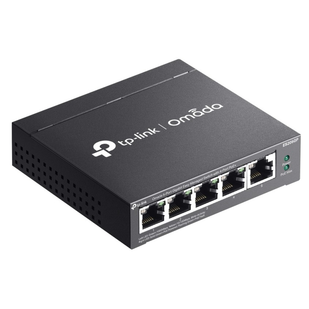 5-портовый PoE-коммутатор TP-Link Omada ES205GP