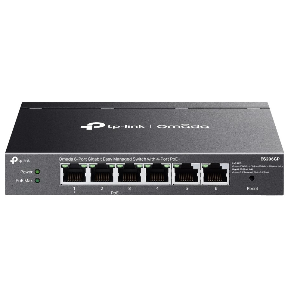 6-портовий PoE-комутатор TP-Link Omada ES206GP