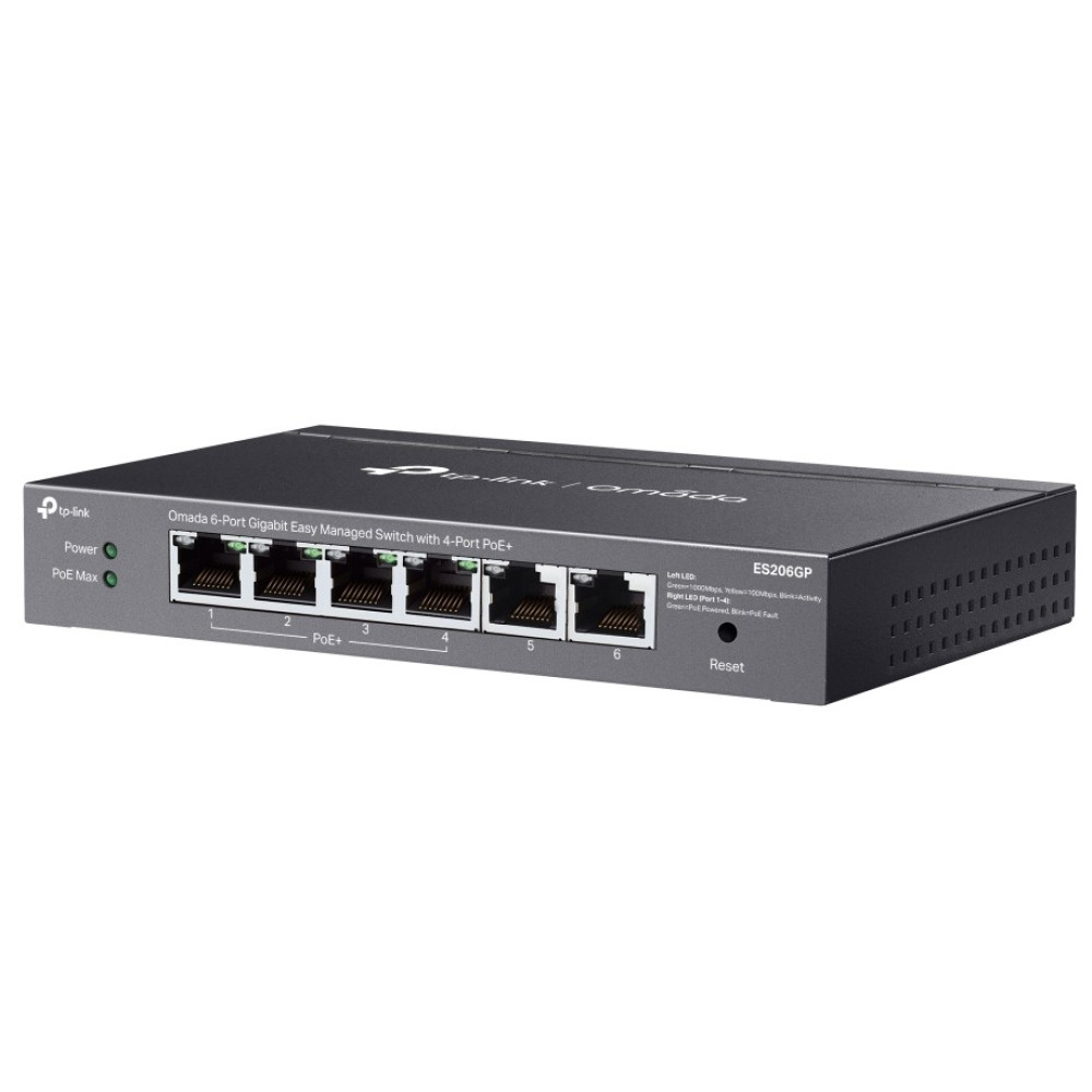 6-портовий PoE-комутатор TP-Link Omada ES206GP