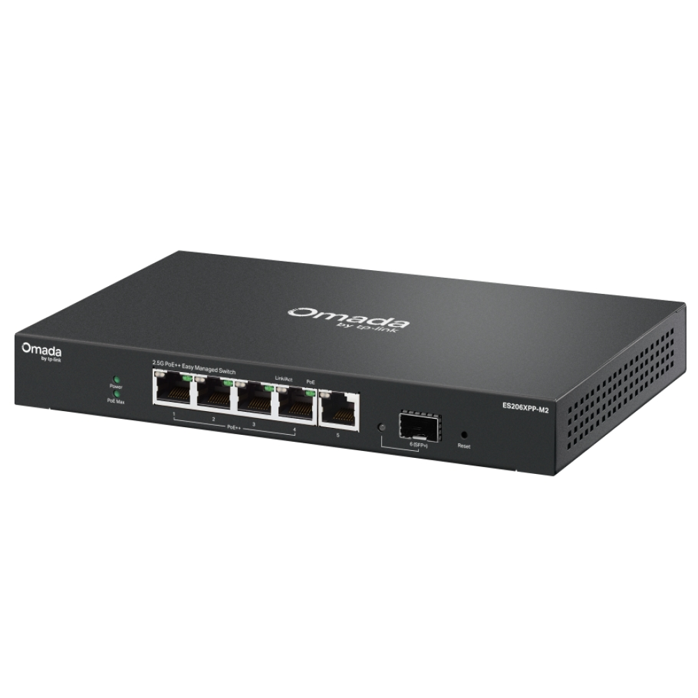 6-портовый PoE-коммутатор TP-Link Omada ES206XPP-M2 управляемый