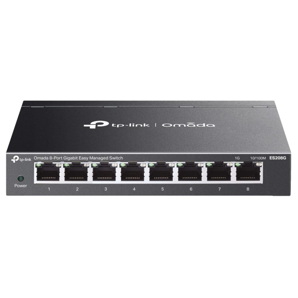 8-портовый коммутатор TP-Link Omada ES208G