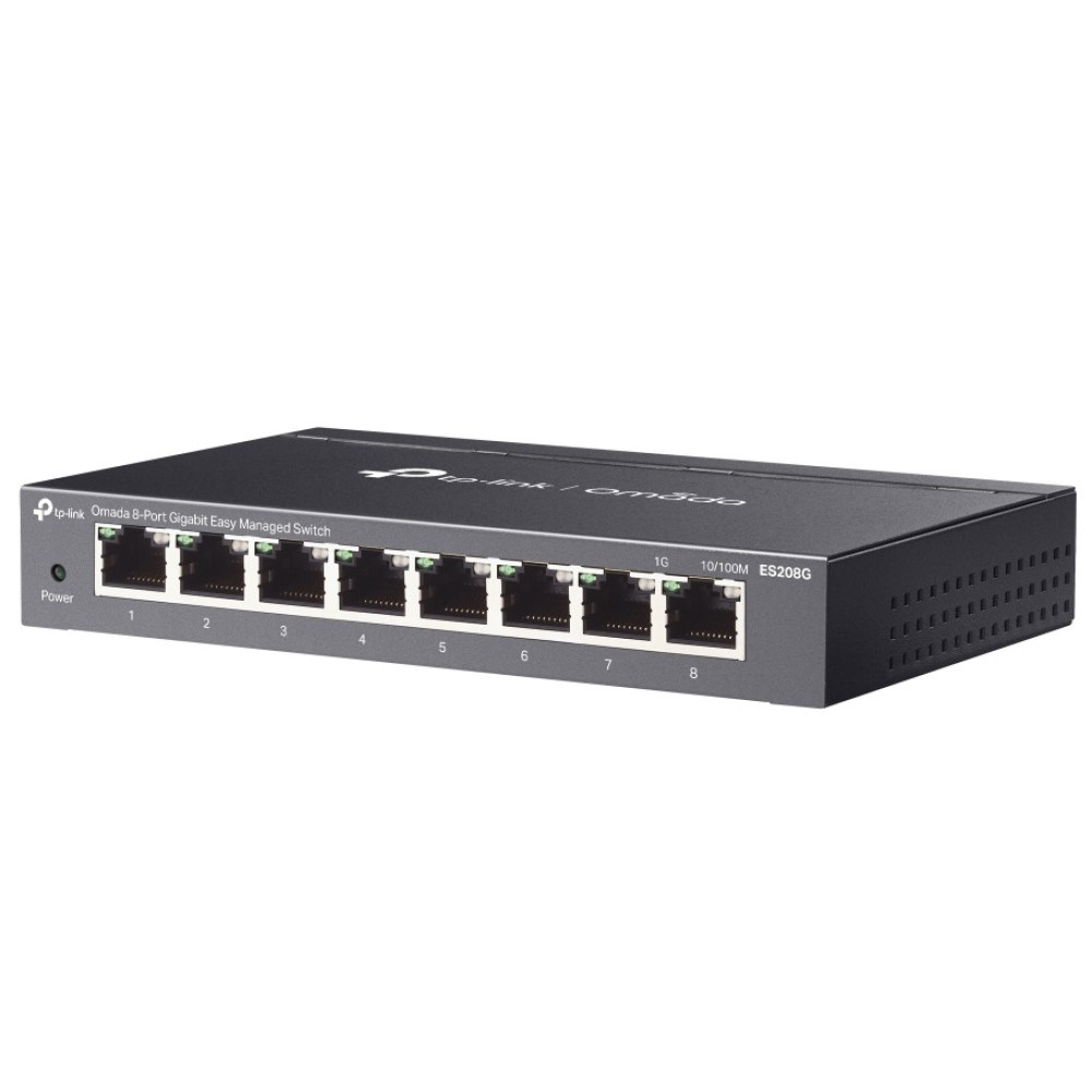 8-портовый коммутатор TP-Link Omada ES208G