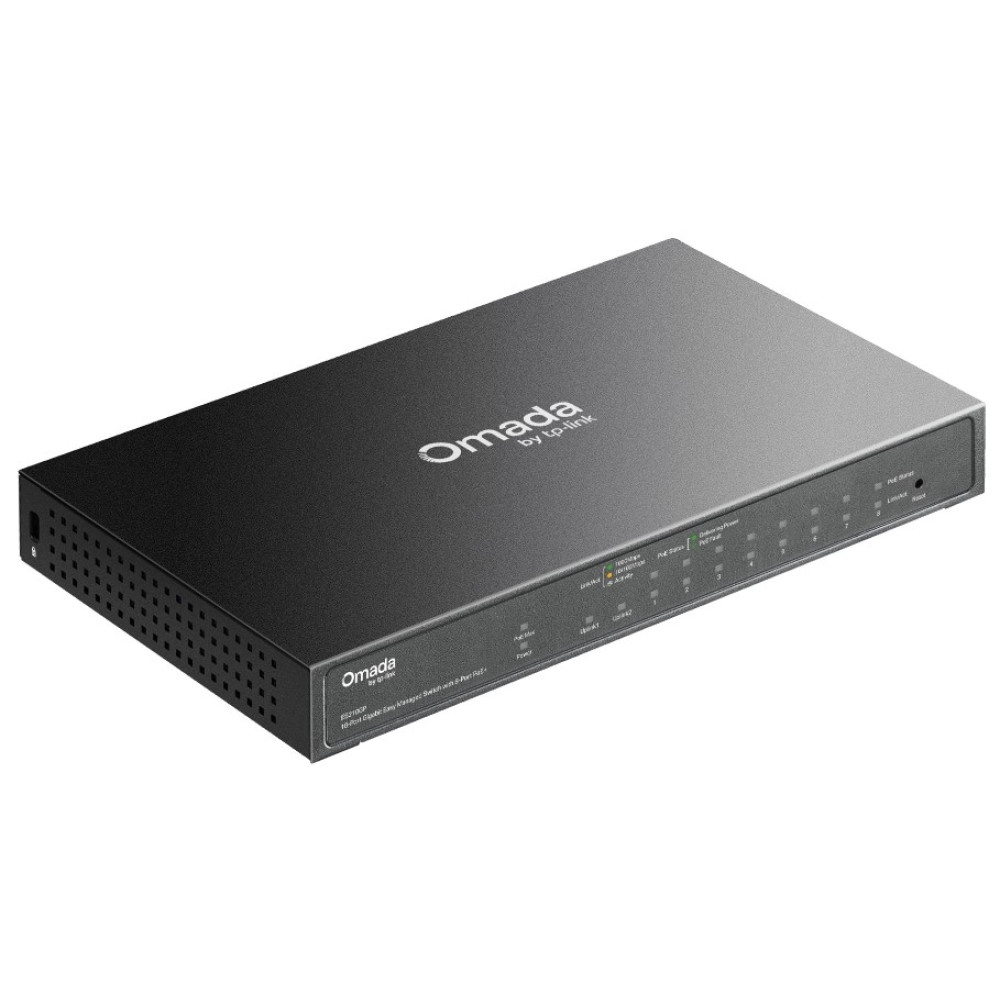 10-портовий PoE-комутатор TP-Link Omada ES210GP