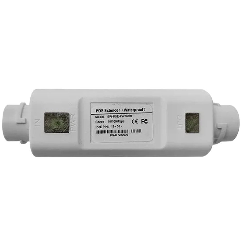Удлинитель PoE 2-портовый Ewind EW-PSE-PW6602F IP66 водонепроницаемый 10/100M