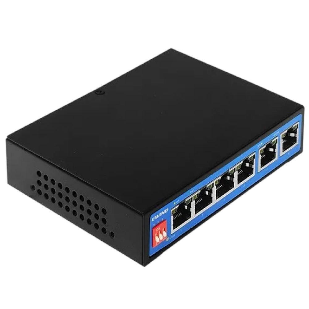 6-портовый PoE-коммутатор Ewind EW-S1906CF-DP, неуправляемый