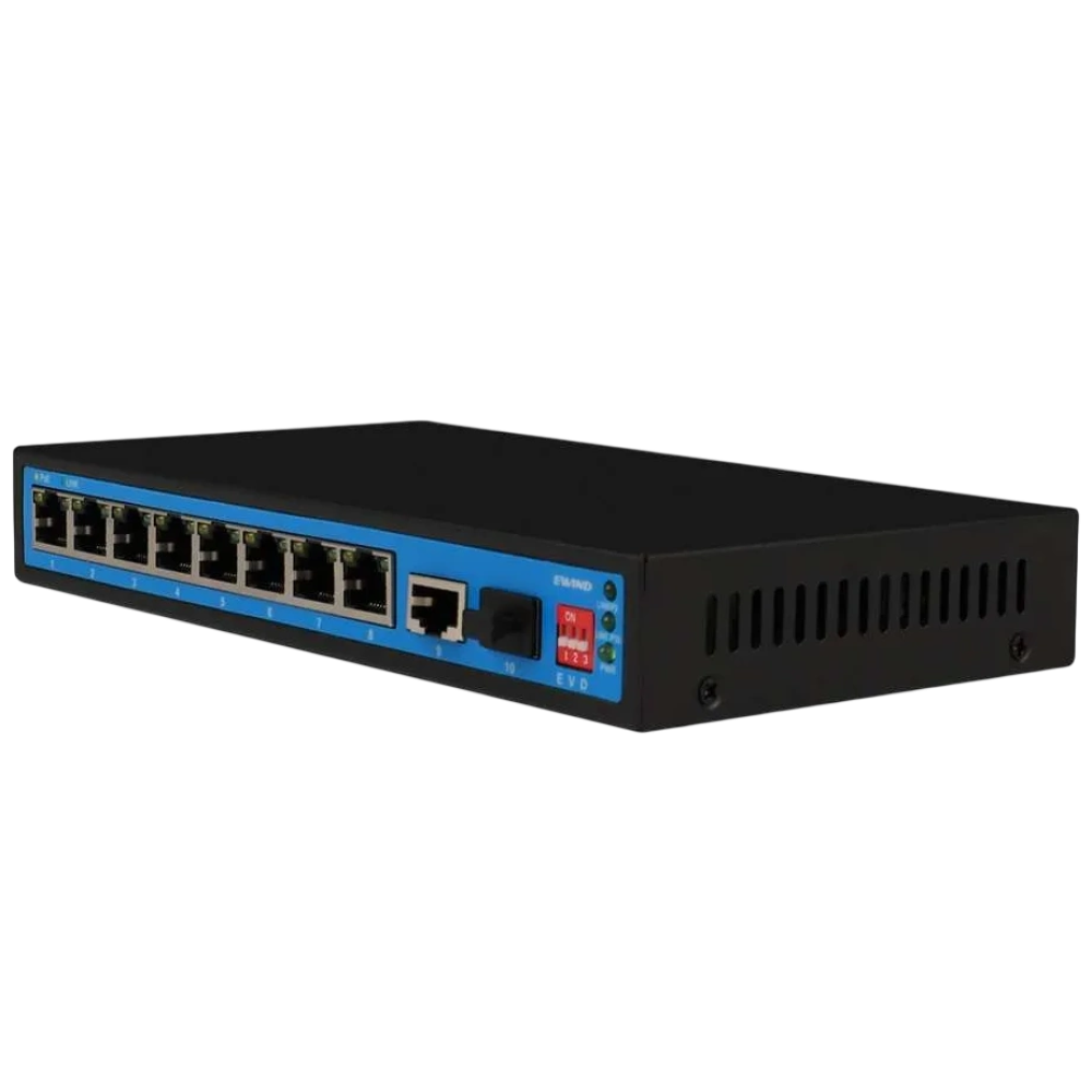 10-портовий PoE-комутатор Ewind EW-S1910CFG-DP PoE некерований