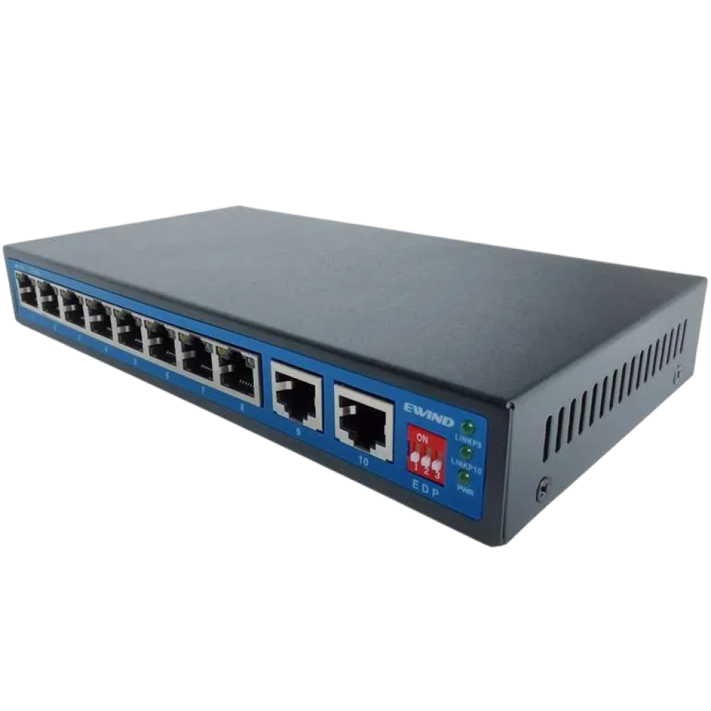 10-портовый PoE-коммутатор Ewind EW-S1910G-DP неуправляемый