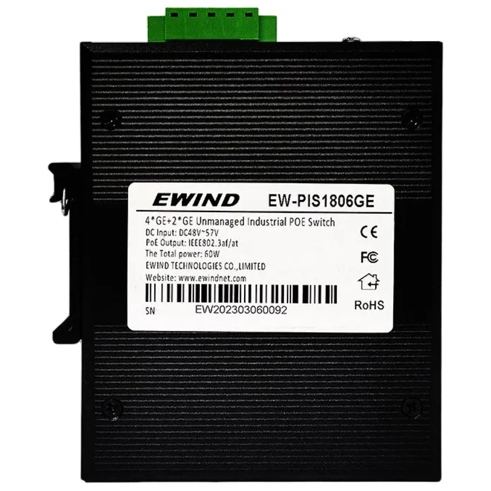 6-портовий комутатор Ewind EW-PIS1806GE некерований