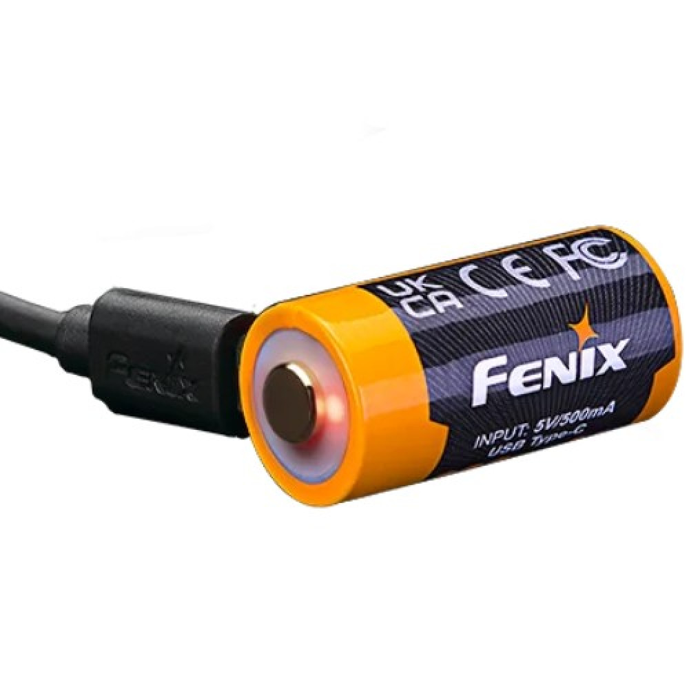 Аккумулятор 16340 Fenix 800 UP mAh Li-ion Type-C