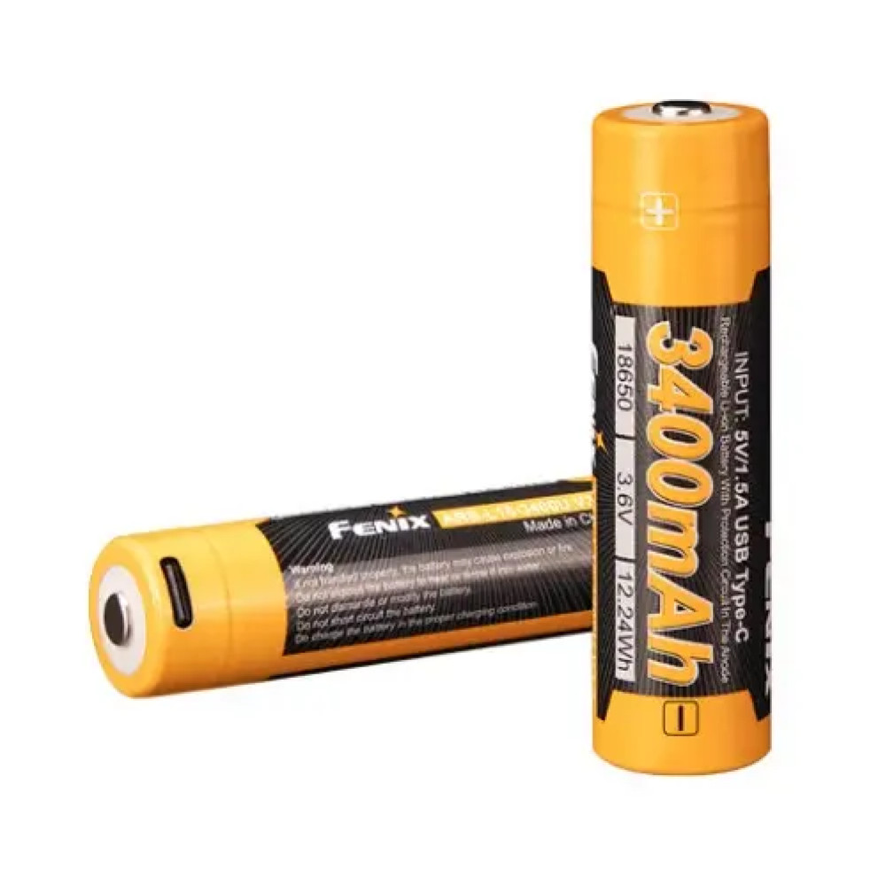 Акумулятор 18650 Fenix (3400 mAh) Type-C V3.0