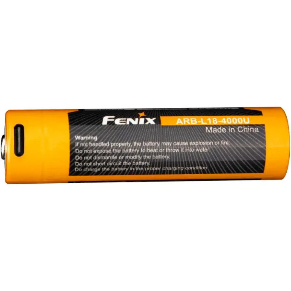 Акумулятор 18650 Fenix ARB-L18-4000U Type-C