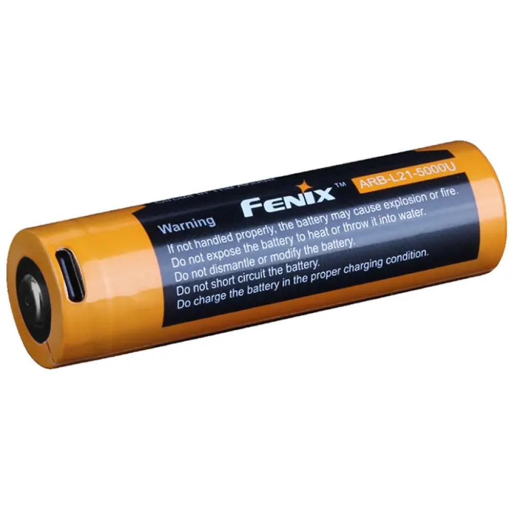 Акумулятор 21700 Fenix ARB-L21-5000U usb Type-C зарядка