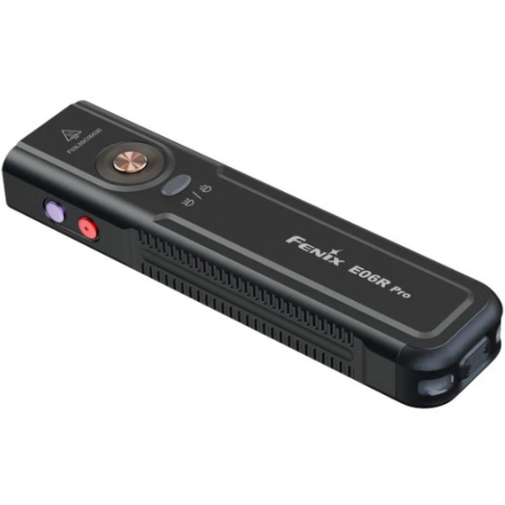 Фонарь наключный Fenix E06R PRO черный