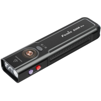 Фонарь наключный Fenix E06R PRO черный