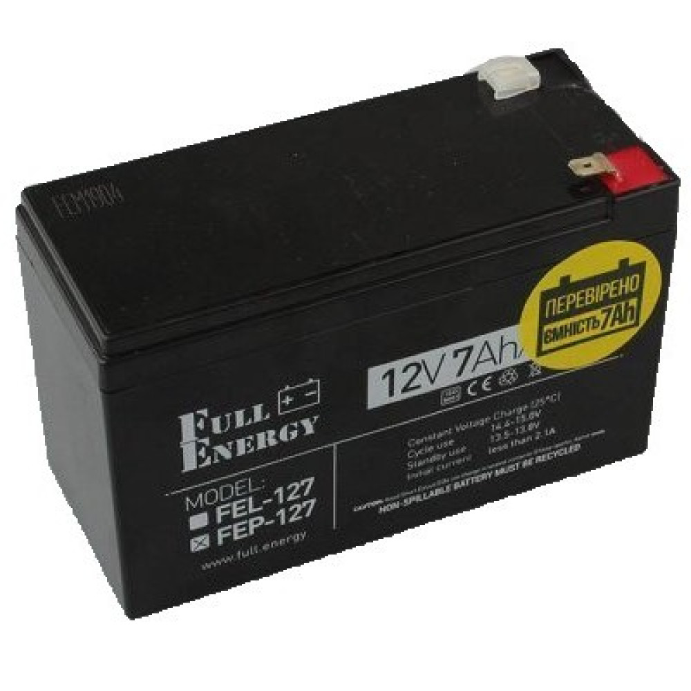 Акумулятор Full Energy FEP-127 для охоронної сигналізації