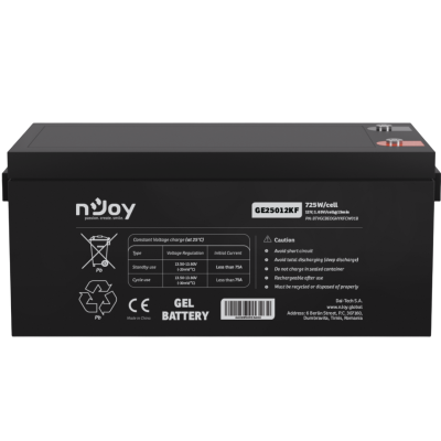 Аккумуляторная батарея Njoy GE25012KF (BTVGCBEOGHYKFCW01B) GEL 12 В / 250 A·ч
