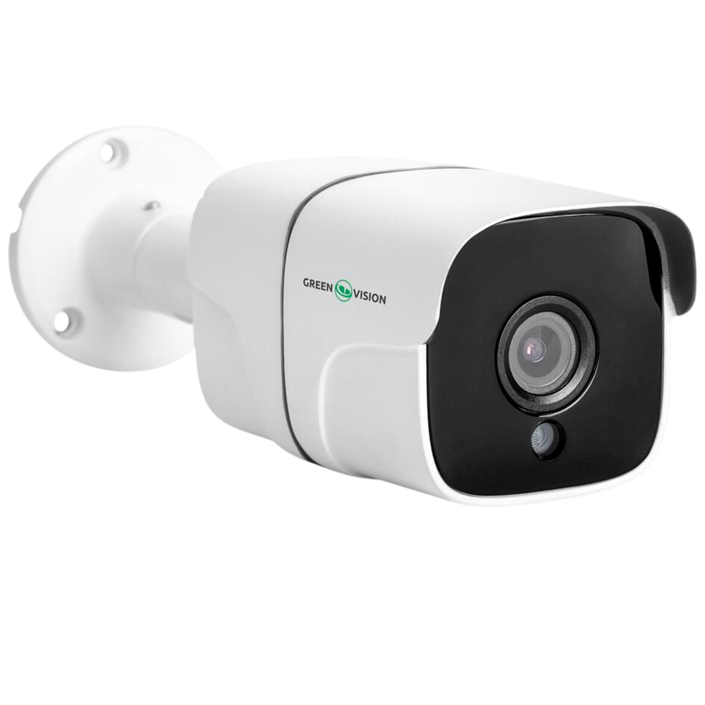 Комплект відеоспостереження Green Vision GV-IP-K-W60/02 5MP (Lite) вуличний на 2 циліндричні камери 