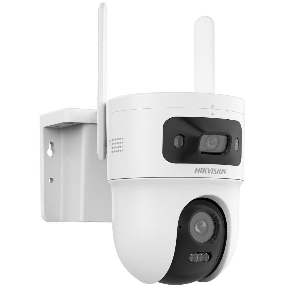 4 Мп двойная IP-видеокамера Hikvision DS-2CFSP8-D/4G с солнечной панелью и 4G LTE