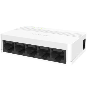 5-ти портовий комутатор Hikvision DS-3E0105D-E