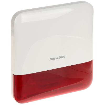 Беспроводная наружная сирена Hikvision DS-PS1-E-WE-Red красная