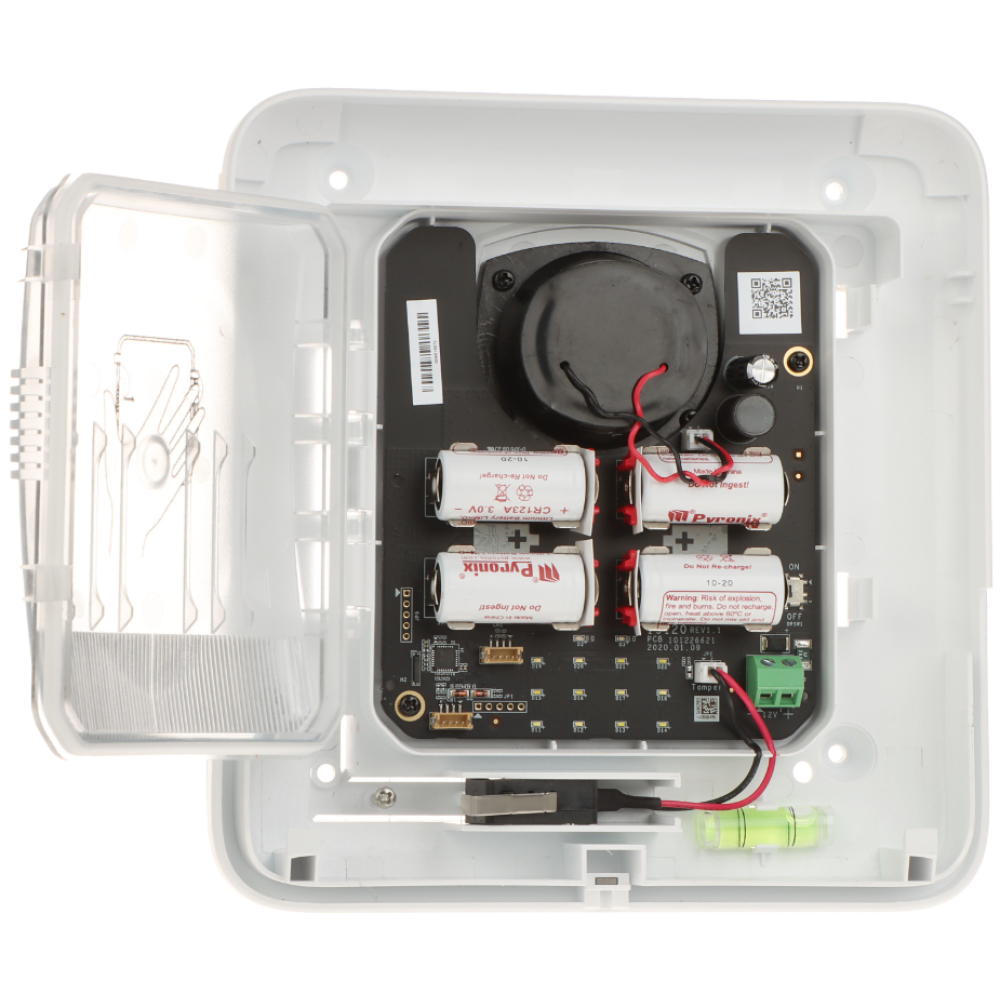 Беспроводная наружная сирена Hikvision DS-PS1-E-WE-Red красная