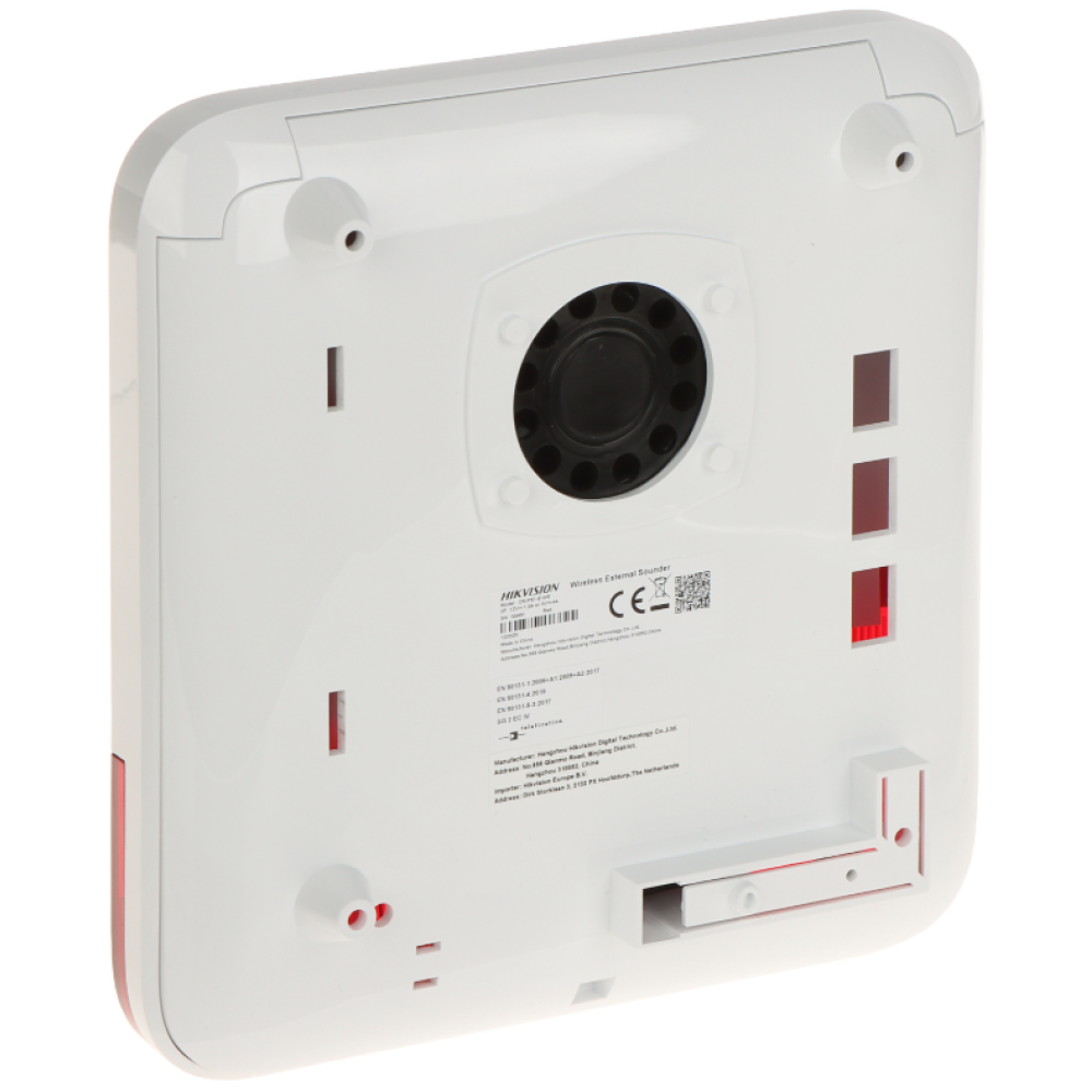 Беспроводная наружная сирена Hikvision DS-PS1-E-WE-Red красная