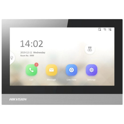 Wi-Fi IP-відеодомофон Hikvision DS-KH8380-WTE1/Flush