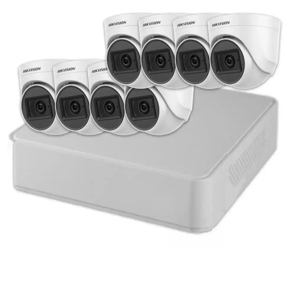 Комплект відеоспостереження Hikvision HD KIT 8x5MP INDOOR