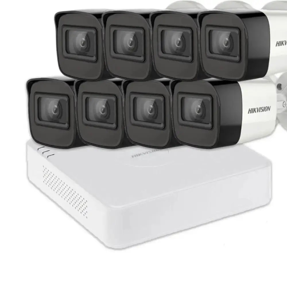 Комплект відеоспостереження Hikvision HD KIT 8x5MP OUTDOOR