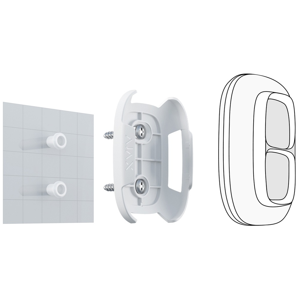 Держатель Ajax Holder white для фиксации Button или DoubleButton на поверхностях (38215.82.WH)