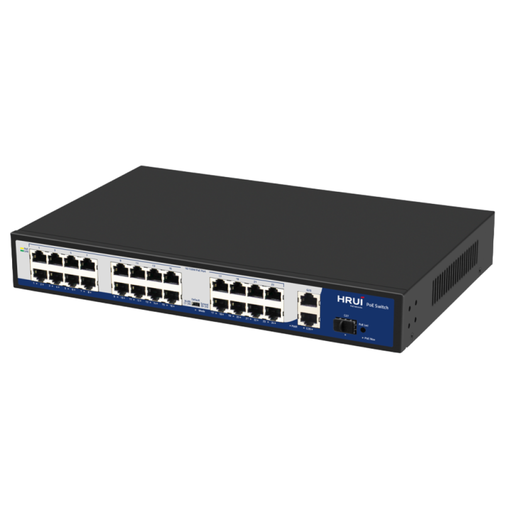 27-портовый PoE-коммутатор HongRui HR900-AF-2421GS-300 управляемый