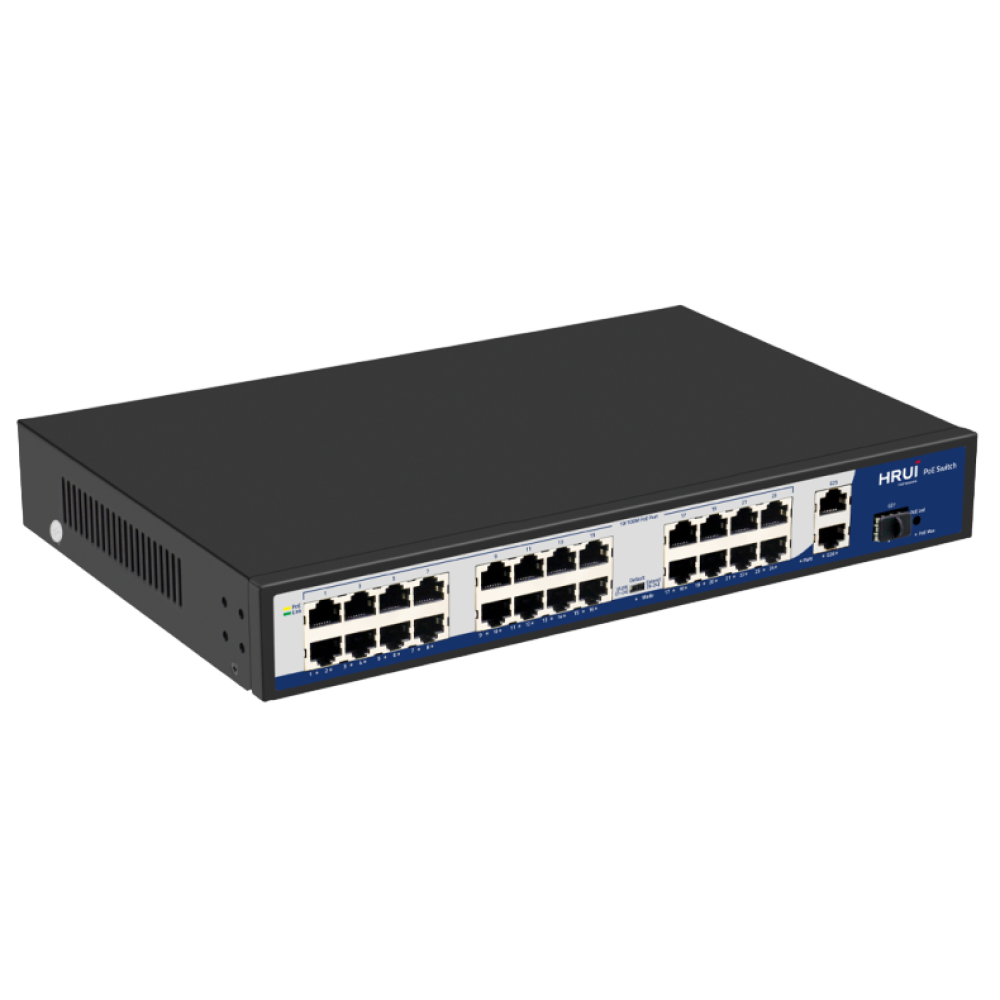 27-портовый PoE-коммутатор HongRui HR900-AF-2421GS-300 управляемый