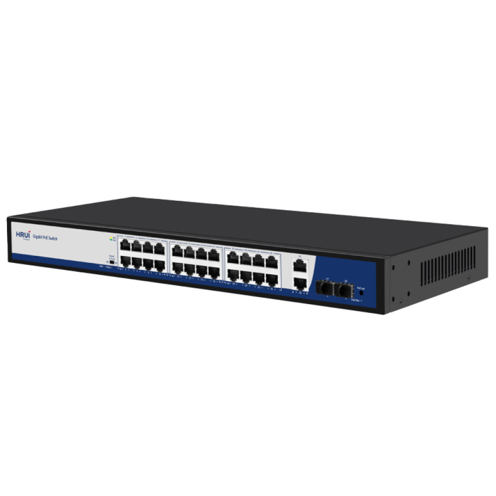 28-портовый PoE-коммутатор HongRui HR900-AFG-2422S-300 управляемый