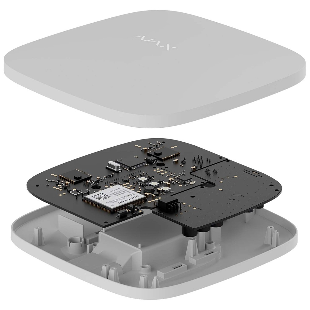 Интеллектуальная централь Ajax Hub 2 (4G) Jeweller white с фотоподтверждением тревог (38873.108.WH1)