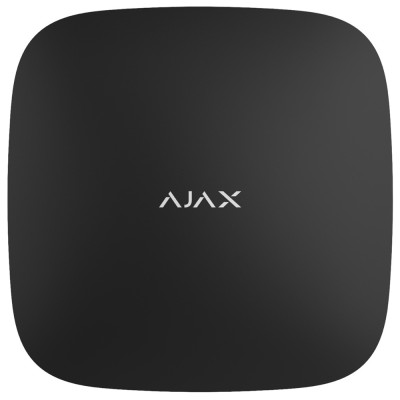 Інтелектуальна централь Ajax Hub 2 (2G) Jeweller black з фотопідтвердженням тривог (25445.40.BL1)