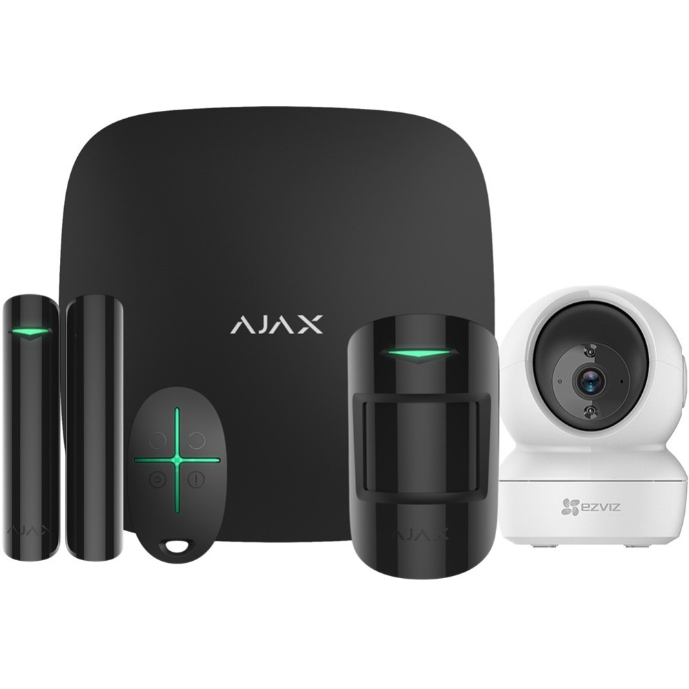 Комплект бездротової сигналізації Ajax StarterKit black + Mul-T-Lock Entr