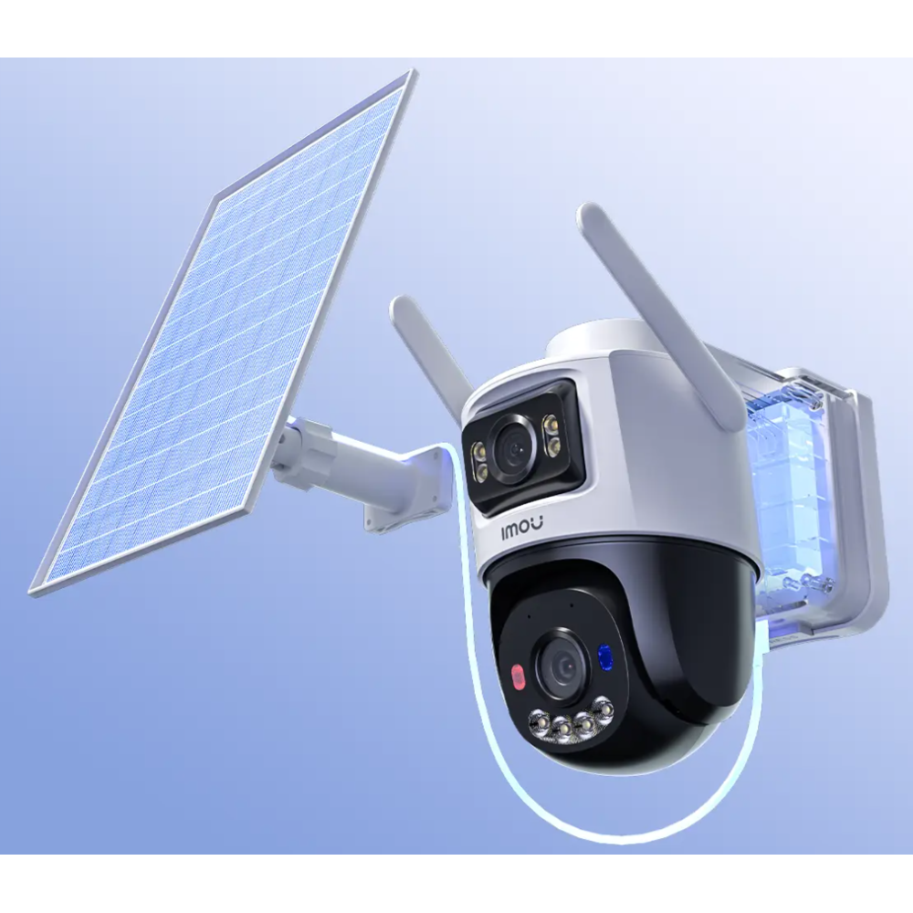 10 Мп IP-відеокамера Imou AOV PT Dual Kit 5+5MP (IPC-SA70F-10M0T2-EU/FSP008) з сонячною панеллю
