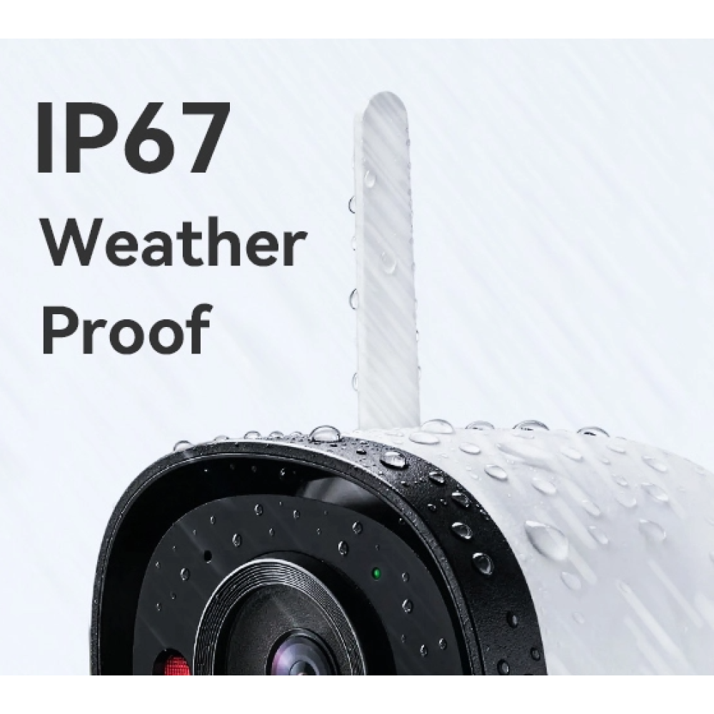 5 Мп IP-відеокамера IMOU Bullet 2E Pro (IPC-K3DP-5V0W) 2.8мм, Wi-Fi 6
