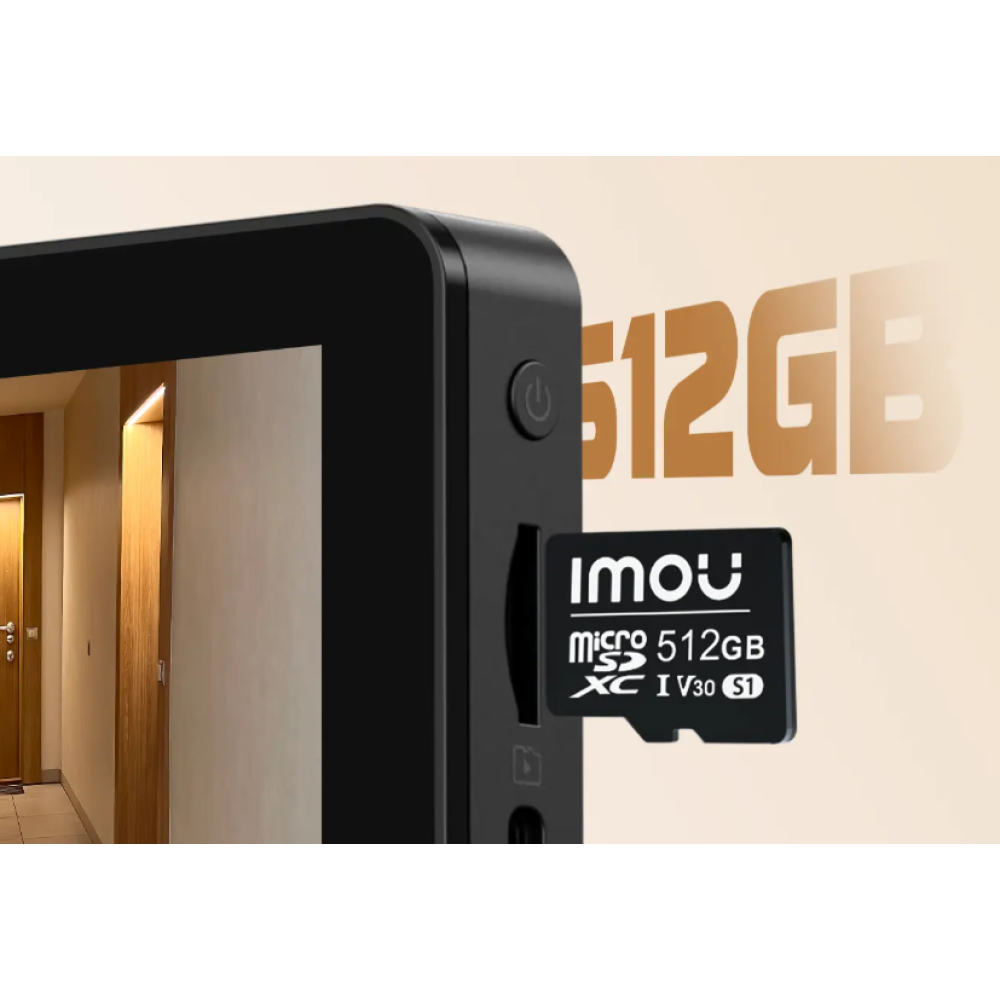 5 Мп дверная камера Imou VD1-5M0S с экраном, Wi-Fi