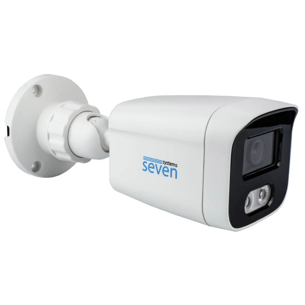 2 Мп IP-відеокамера вулична SEVEN IP-1022PA white 2.8 мм