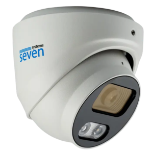 5 Мп IP-відеокамера SEVEN IP-7215PA-DL white 4 мм з розумним подвійним підсвічуванням
