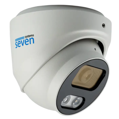 5 Мп IP-видеокамера SEVEN IP-7215PA-DL white 4 мм с интеллектуальной двойной подсветкой