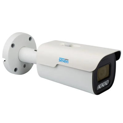 5 Мп IP-відеокамера SEVEN IP-7255PA-DL white 4 мм з розумним подвійним підсвічуванням