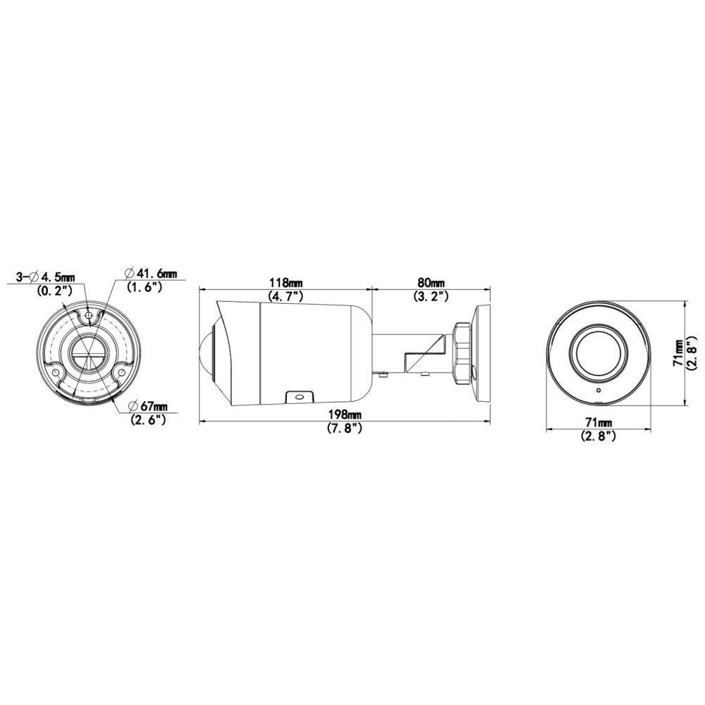 5 Мп IP-відеокамера вулична Uniview IPC2105SB-ADF16KM-I0 White з PoE