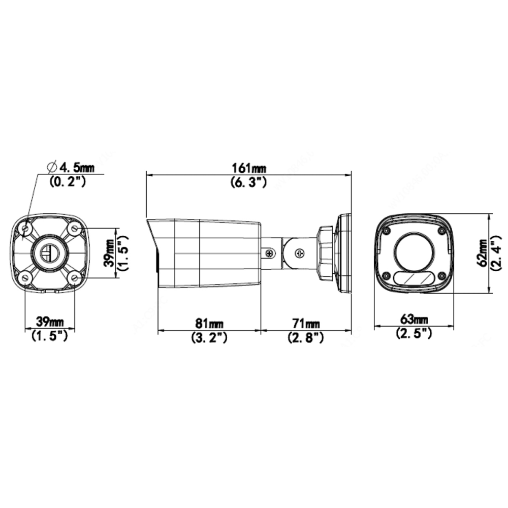 4 Мп IP-відеокамера Uniview IPC2124LB-SF28-A White з PoE