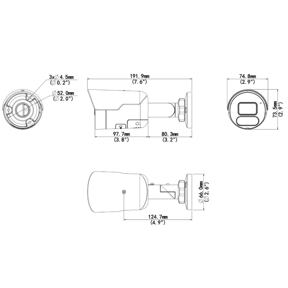 8 Мп IP-видеокамера Uniview IPC2128LE-ADF28KMC-DL с PoE
