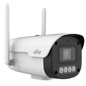 2 Мп 4G IP-відеокамера Uniview IPC2A12LP-ADF60KC-4G-E ColorHunter White 
