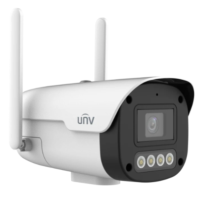 2 Мп 4G IP-відеокамера Uniview IPC2A12LP-ADF60KC-4G-E ColorHunter White 