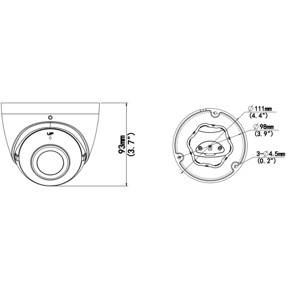 5 Мп IP-відеокамера Uniview IPC3605SB-ADF16KM-I0 White