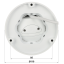 2 Мп IP-видеокамера Uniview IPC3612SB-ADF28KM-I0 White с PoE